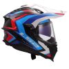LS2 MX701 EXPLORER-06 CARBON FRONTIER adventure helma bílá/modrá vel.3XL